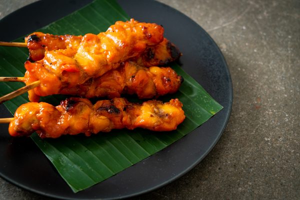 brochette poulet satay